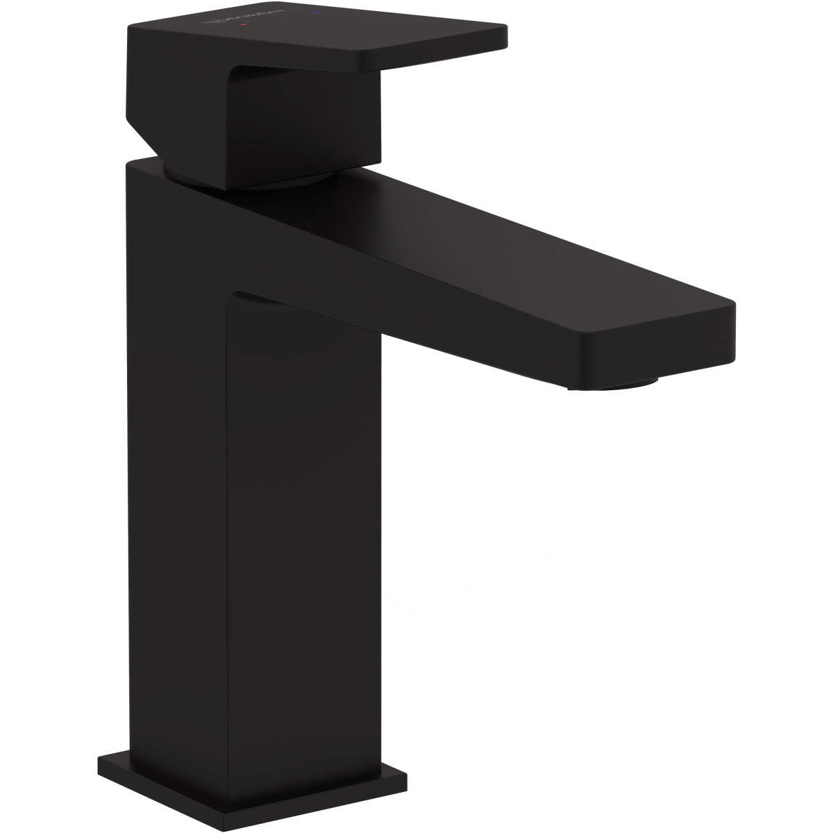 Duravit DuraSquare 7 1/8'' Single Hole Bathroom Sink Faucet, Drain Included