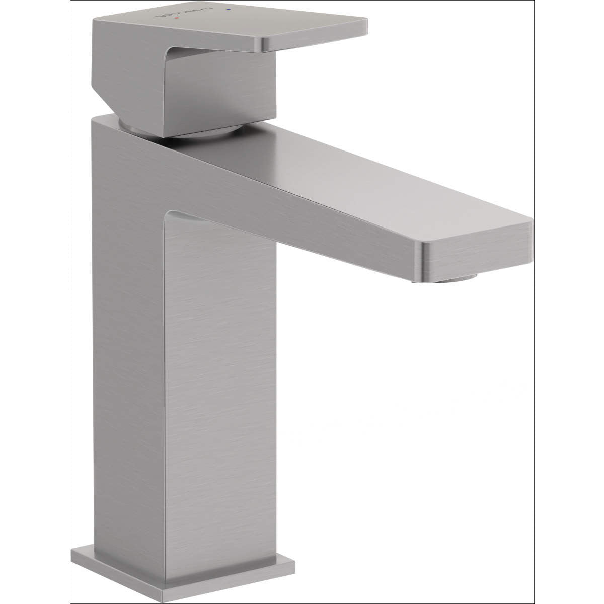 Duravit DuraSquare 7 1/8'' Single Hole Bathroom Sink Faucet, Drain Included