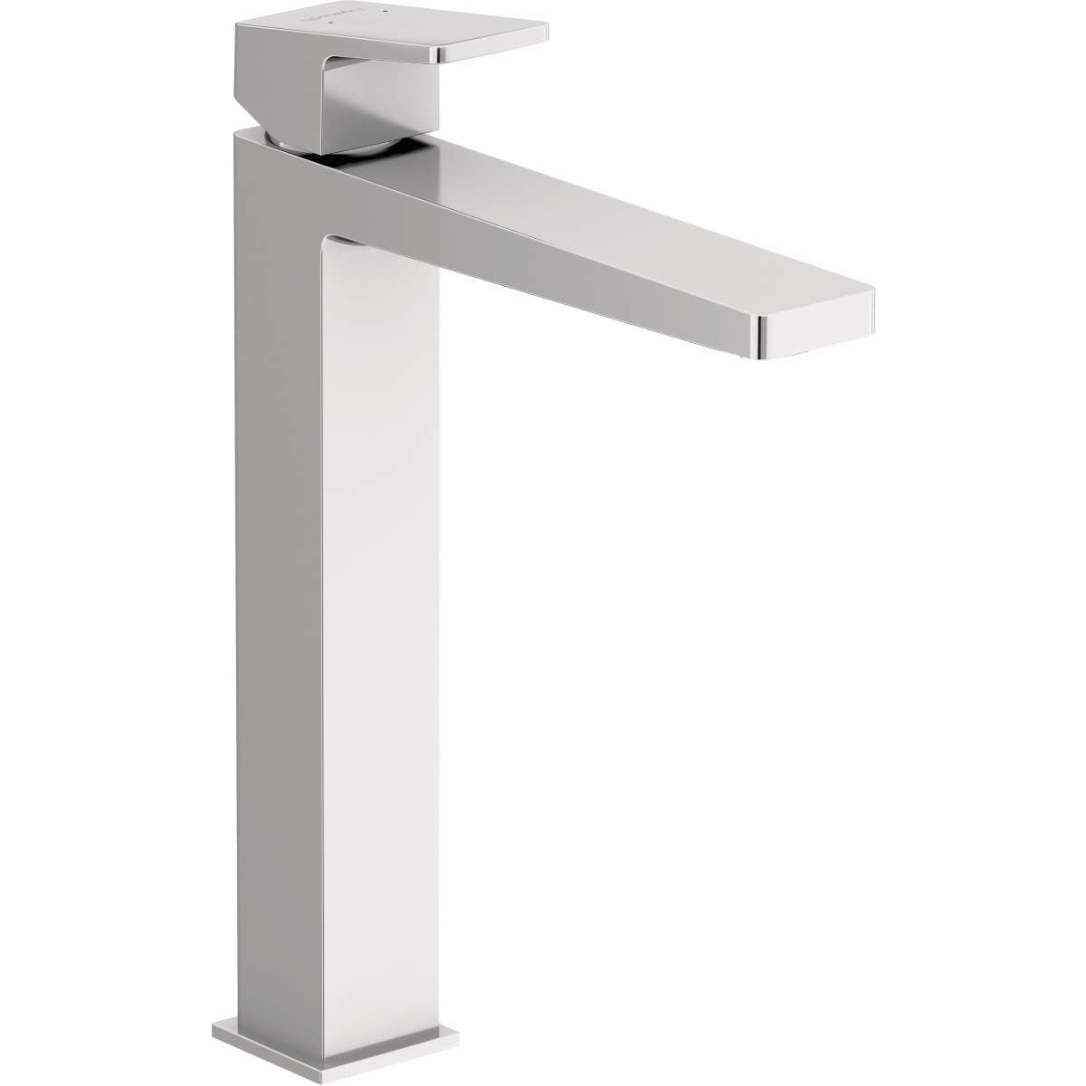 Duravit DuraSquare 11 5/8'' Vessel Bathroom Sink Faucet, Drain Included