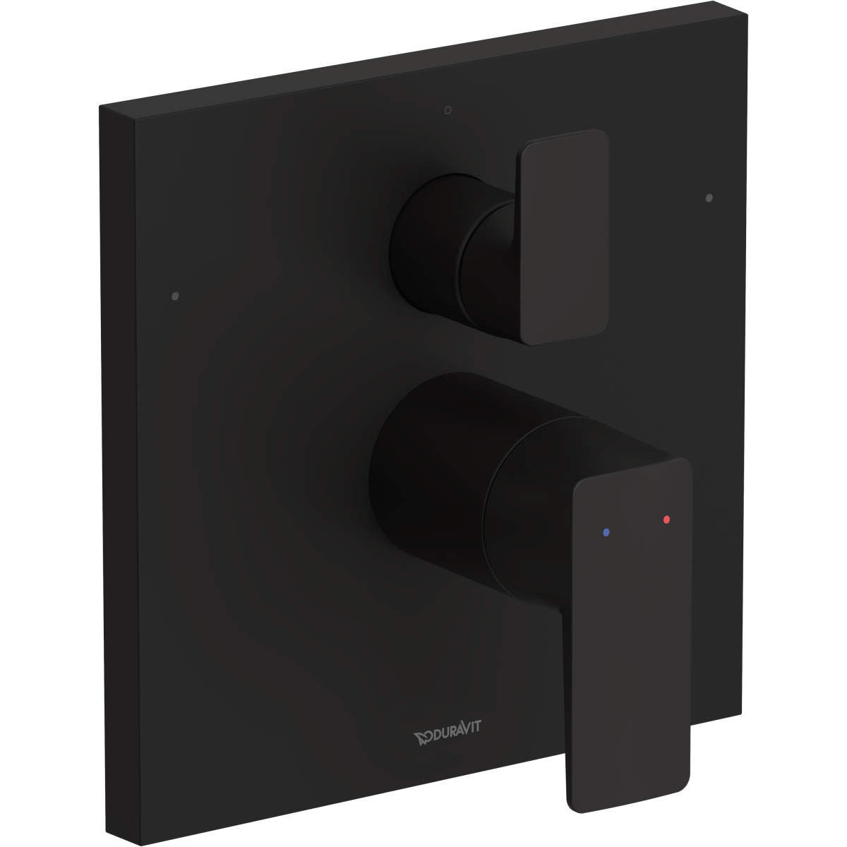 Duravit DuraSquare Thermostatic Shower Trim with Diverter, Valve Sold Separately