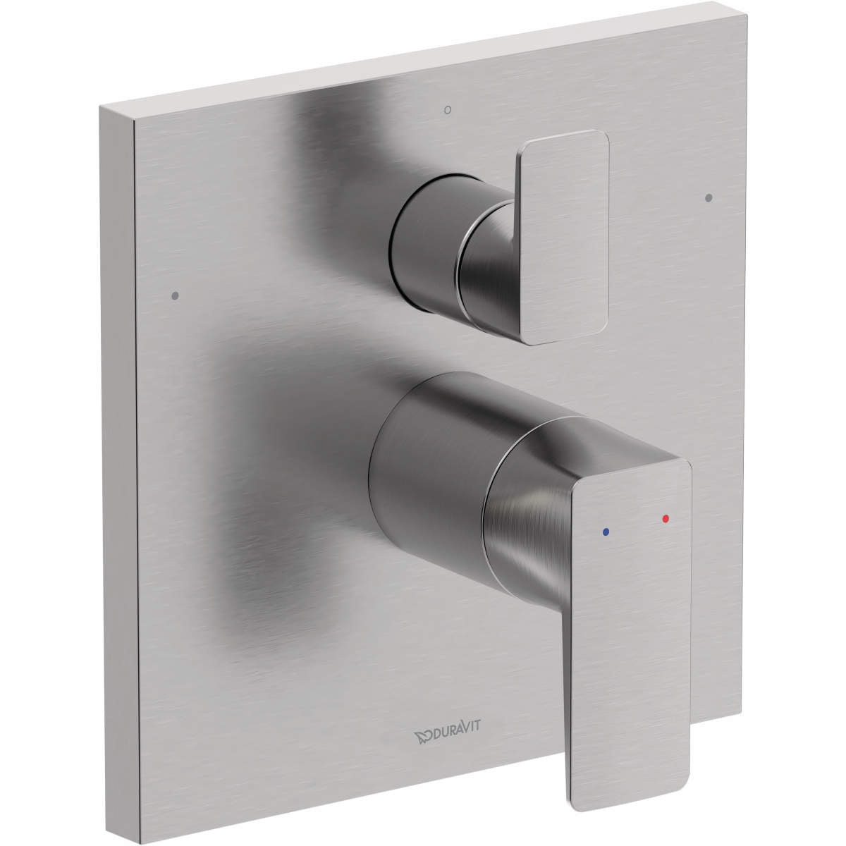 Duravit DuraSquare Thermostatic Shower Trim with Diverter, Valve Sold Separately