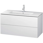 Duravit L-Cube 40 1/2'' Wall Mount Two Drawer Single Vanity, Including Cabinet and Single Hole Sink