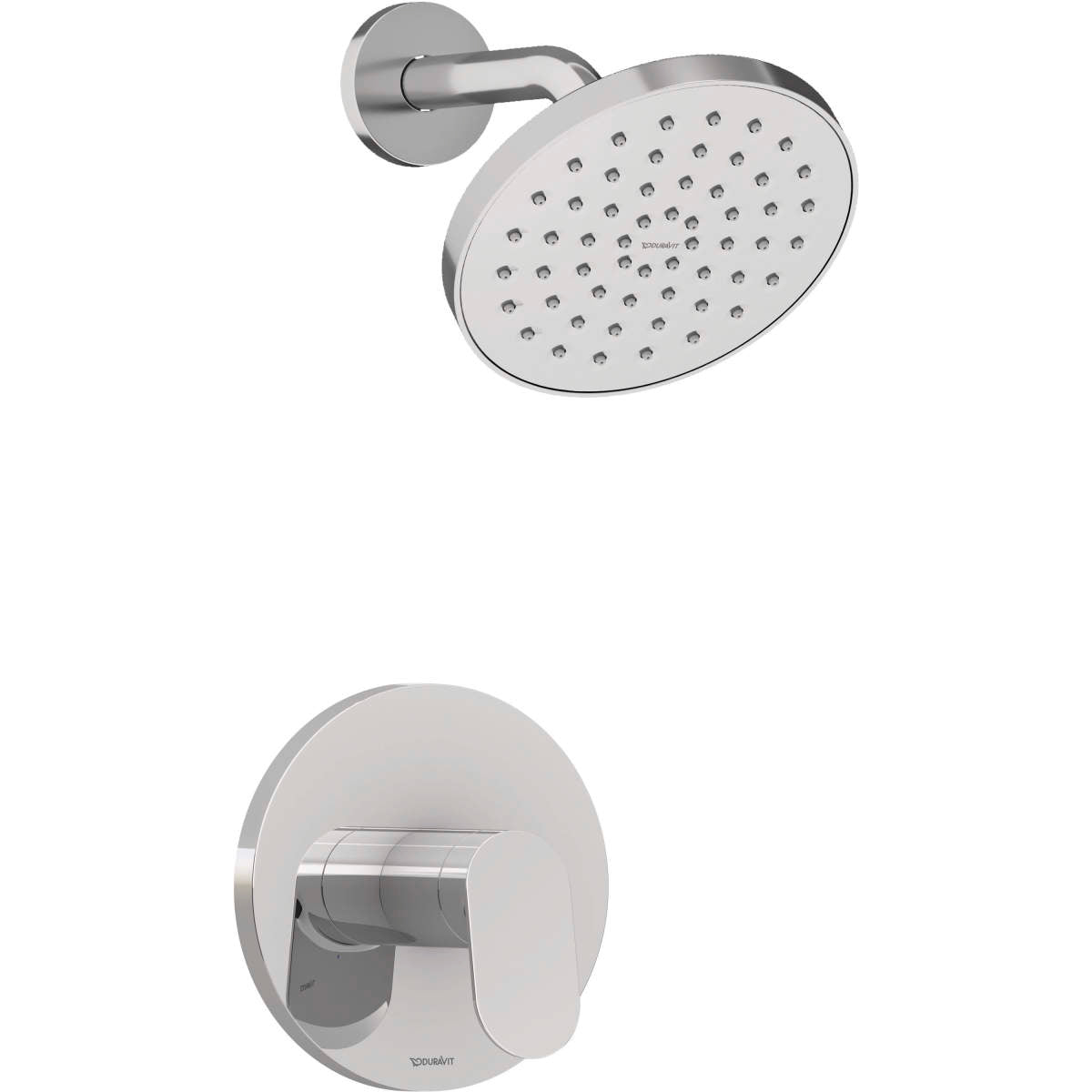 Duravit No.1 Single Function Shower Faucet Kit, Pressure BalanceValve Included