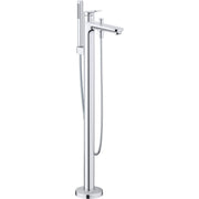 Duravit No.1 Floor Mount Tub Filler with Hand Shower