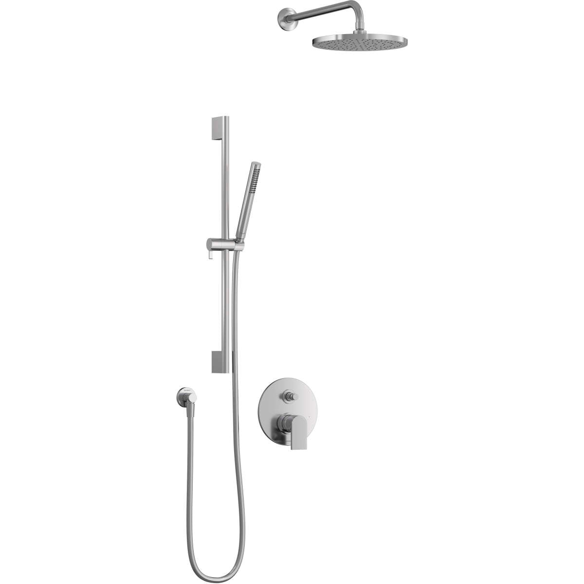 Duravit Tulum by Starck Single Handle Single Function Shower Faucet Kit, Pressure BalanceValve Included