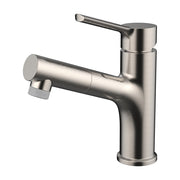 Daweier Single-Lever Lavatory Faucet with Pull Out Dual Function Faucet Sprayer EB123301BN