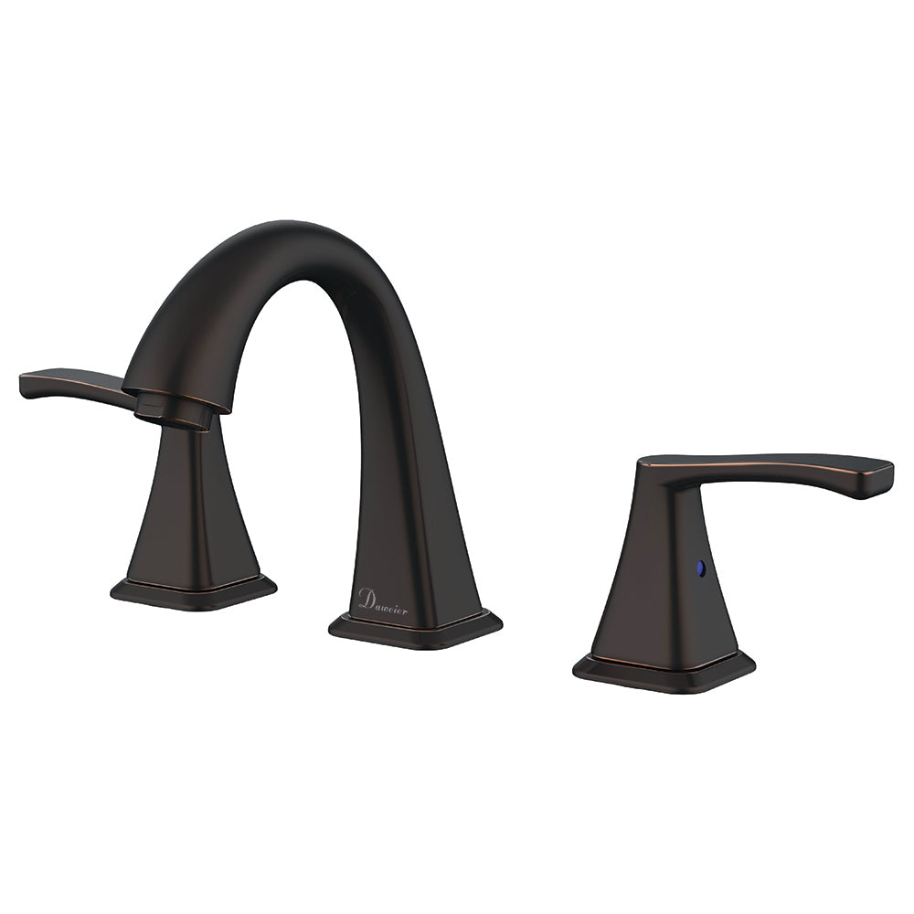 Daweier 8" Widespread Faucet with Lever Handles EB135159ORB