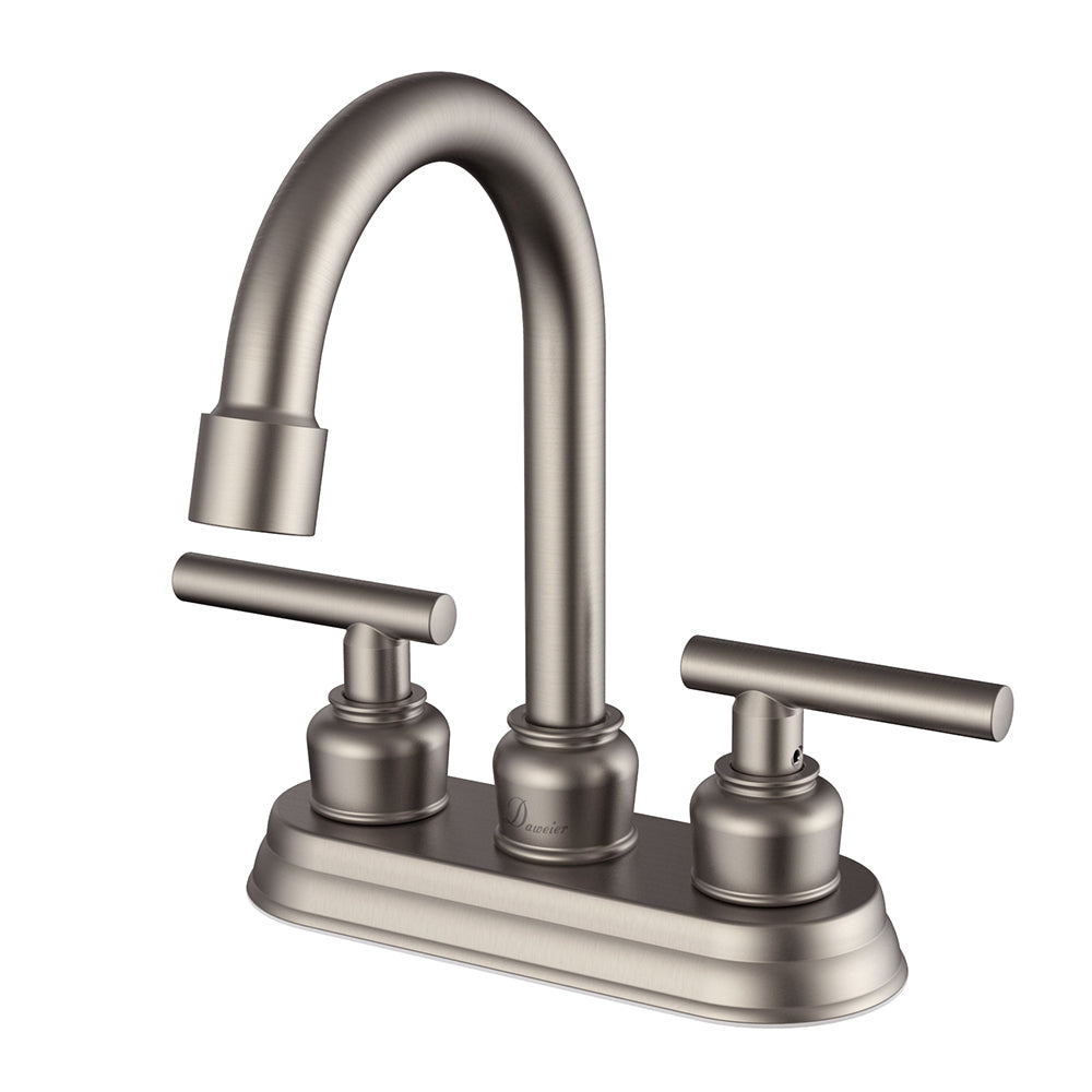 Daweier 4" Centerset Lavatory Faucet with Lever Handles EB4001105BN