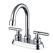 Daweier 4" Centerset Lavatory Faucet with Lever Handles EB4001105C