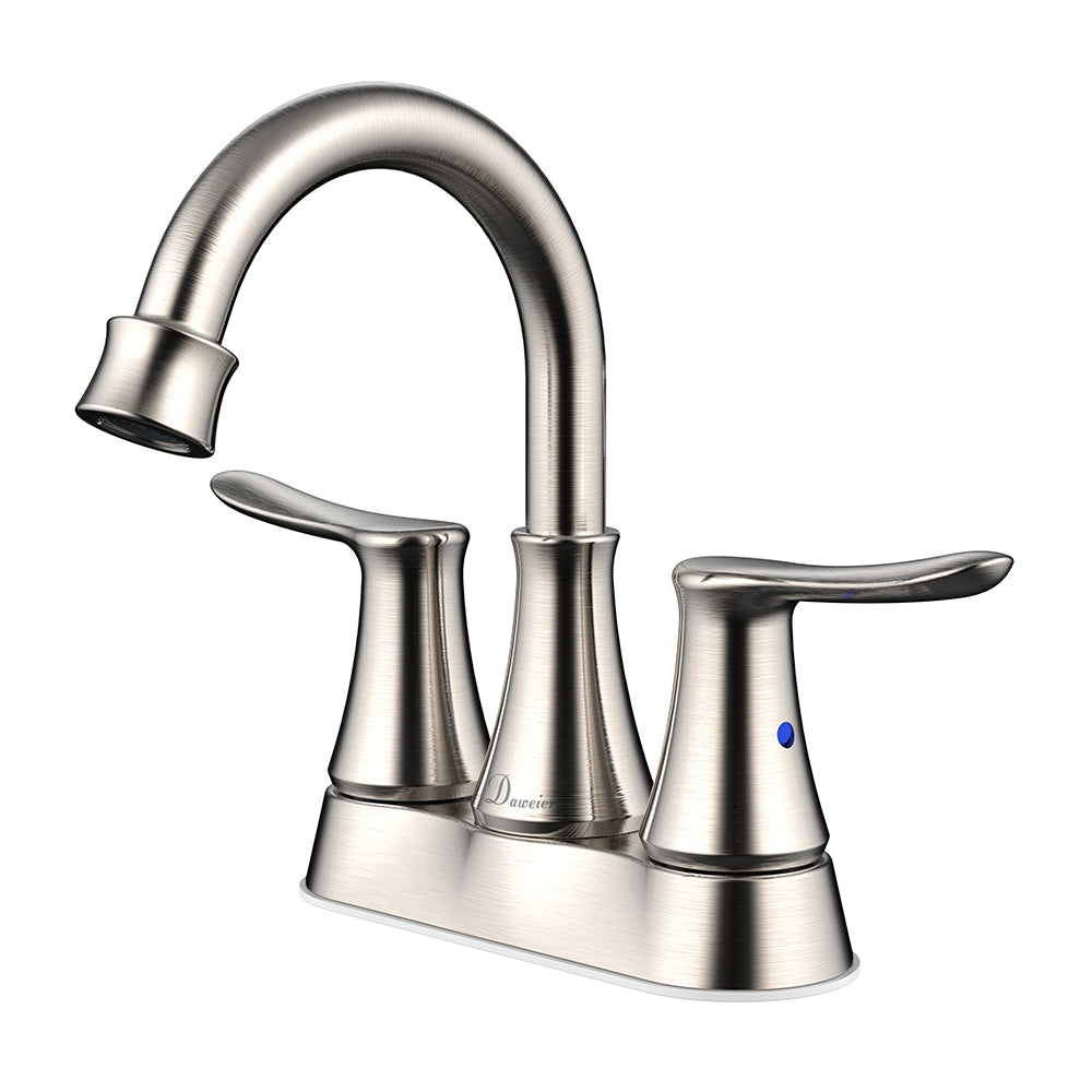 Daweier 4" Centerset Lavatory Faucet with Lever Handles EB4025216BN