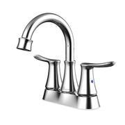 Daweier 4" Centerset Lavatory Faucet with Lever Handles EB4025216C