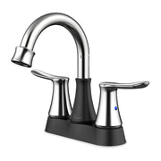 Daweier 4" Centerset Lavatory Faucet with Lever Handles EB4025216CB