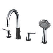 Daweier 8" Widespread Lavatory Faucet with Lever Handles EB6357217CB