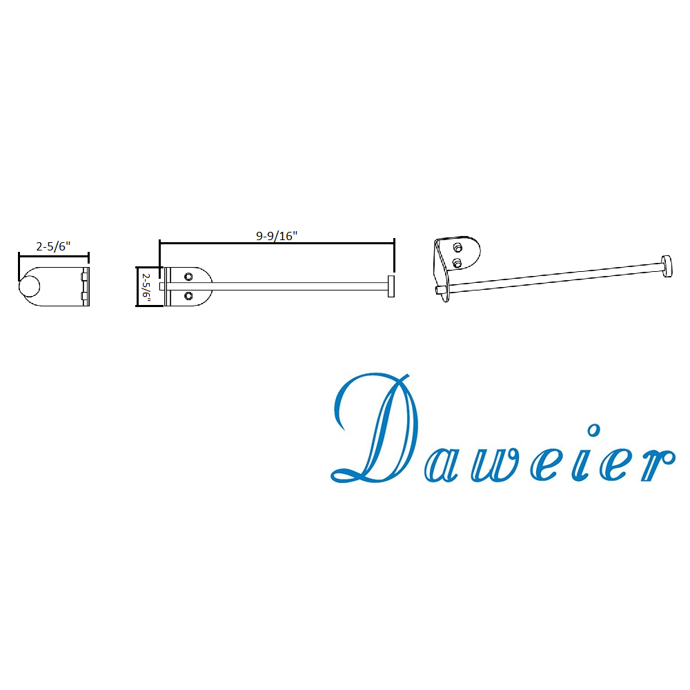 Daweier 9" Towel Rail EBA2505S