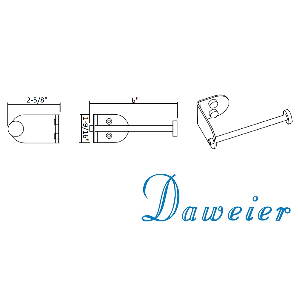 Daweier Toilet Roll Holder EBA2507S