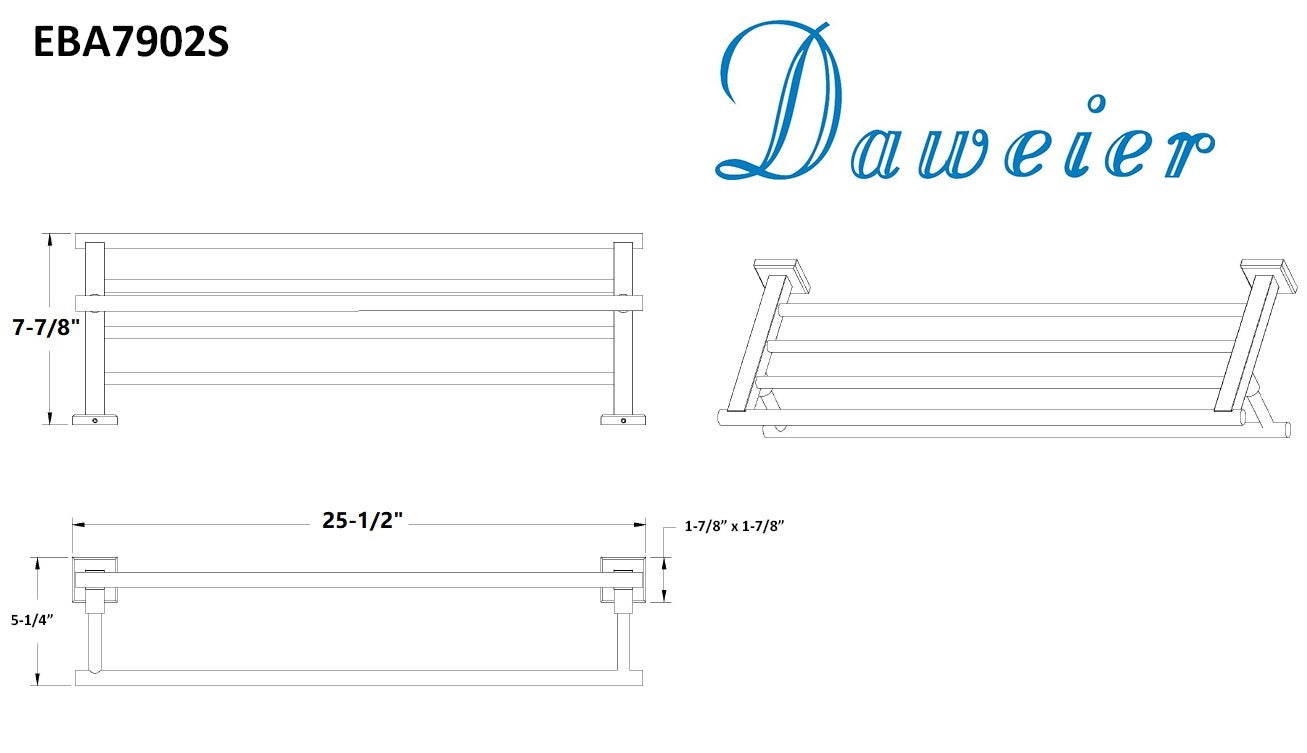 Daweier Double Layers Towel Shelf EBA7902S