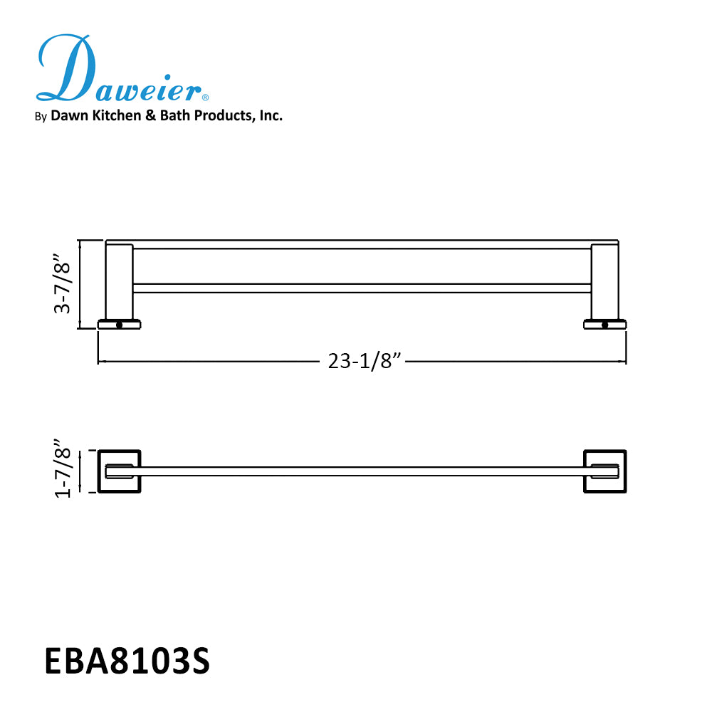 Daweier Double Towel Rail EBA8103S