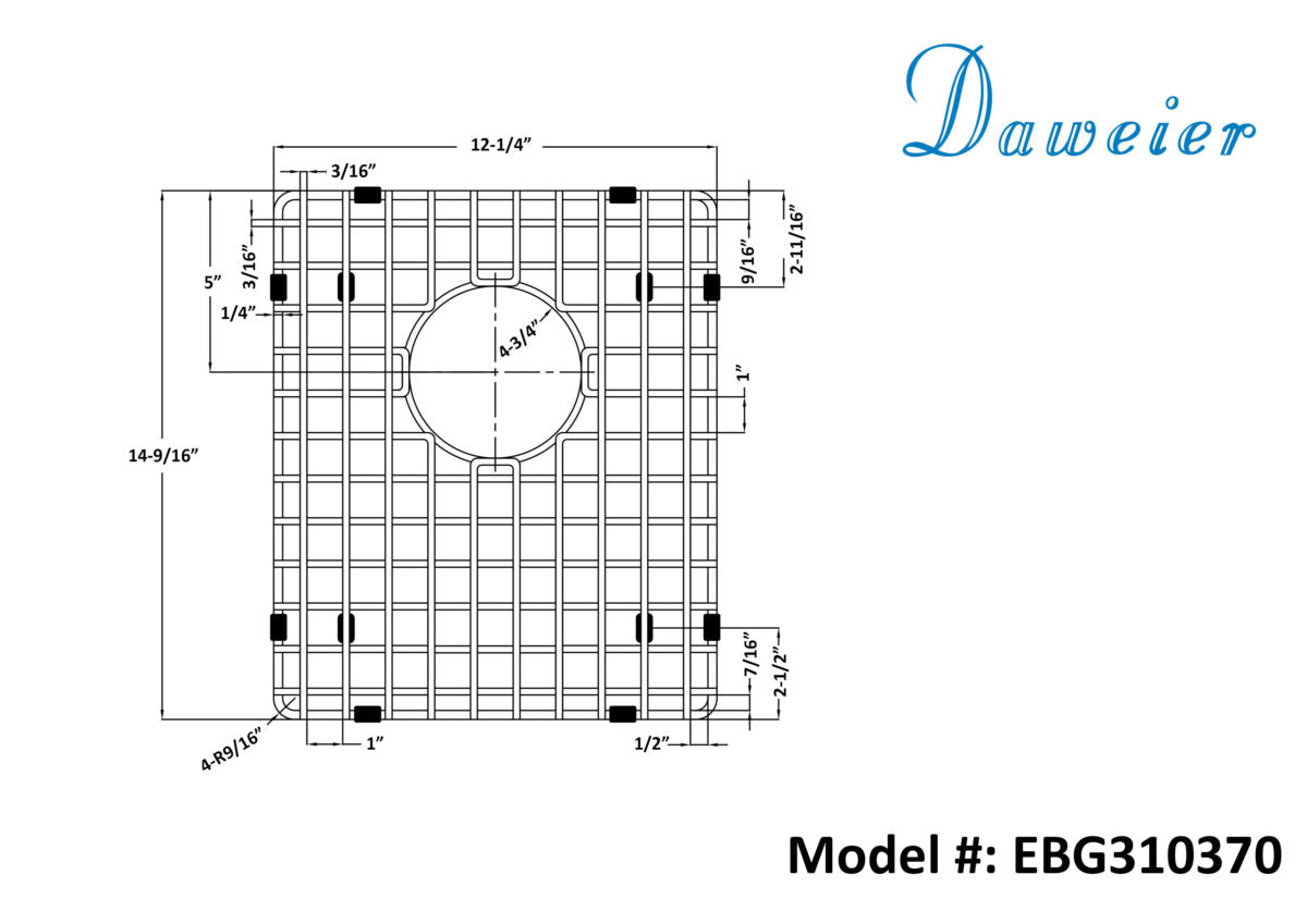 Daweier Bottom Grid / Basin Rack (For ESR300909) EBG310370