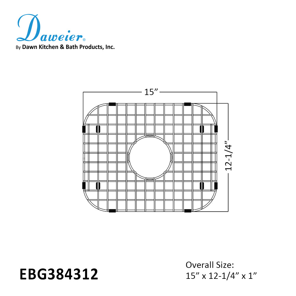 Daweier Bottom Grid / Basin Rack for ES281616 EBG384312