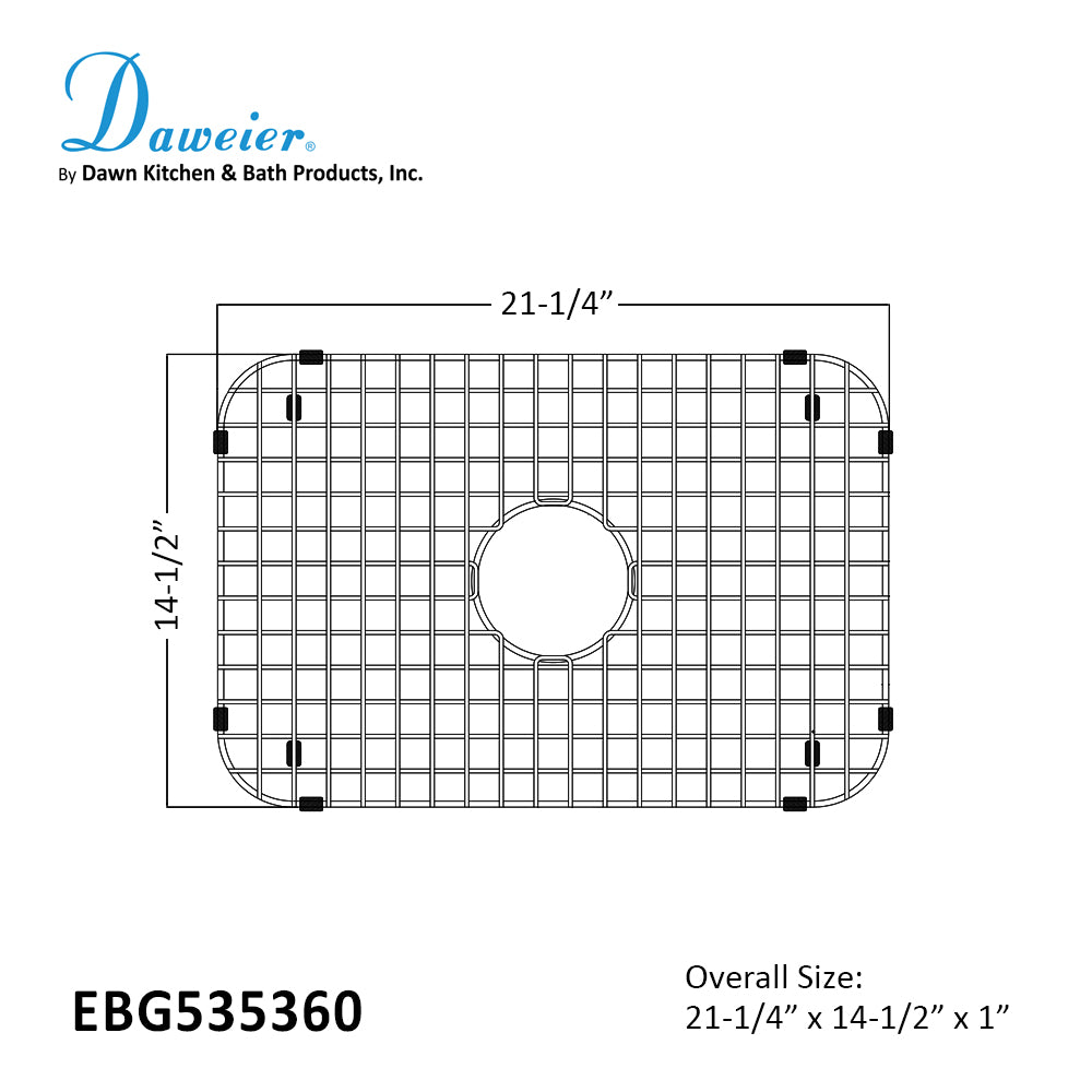 Daweier Bottom Grid / Basin Rack for ES231609 EBG535360
