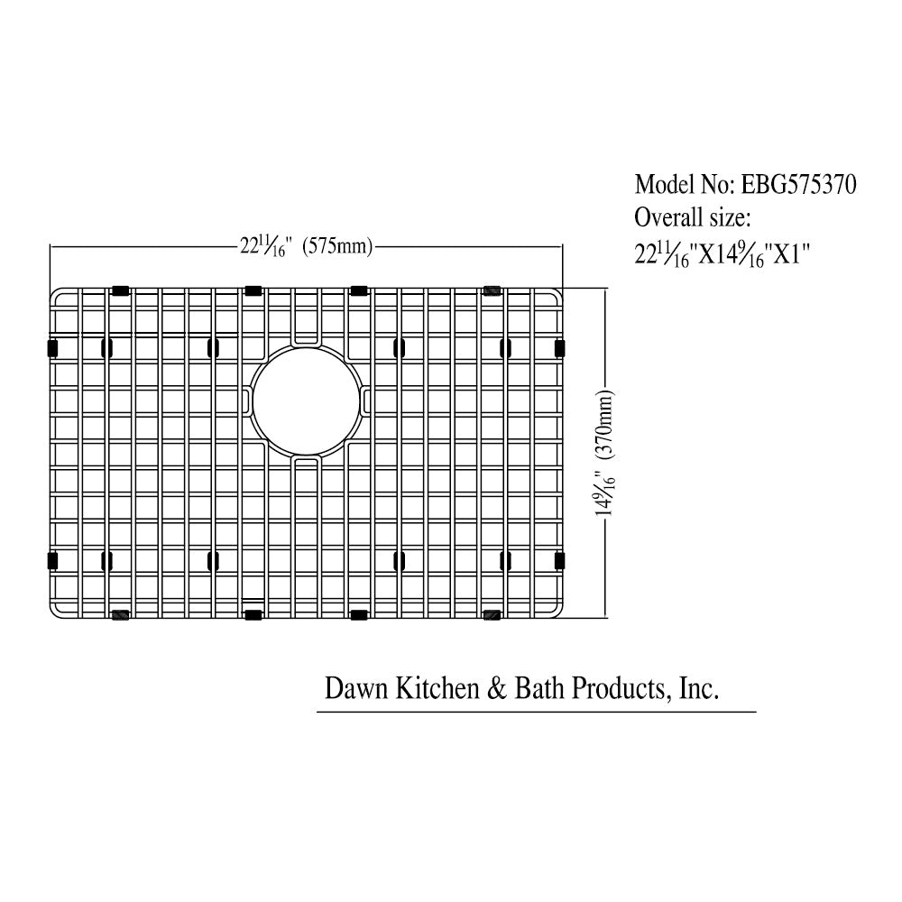 Daweier Bottom Grid / Basin Rack (For ESR240900) EBG575370