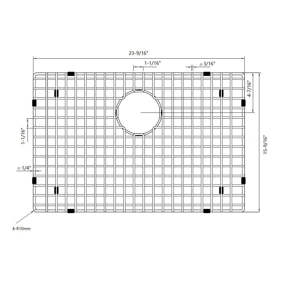 Daweier Bottom Grid / Basin Rack for ESQ240900 EBG599395