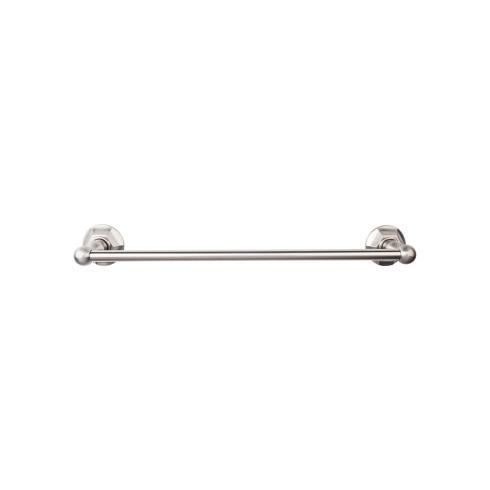 Top Knobs Edwardian Bath Towel Bar Single - Hex Backplate