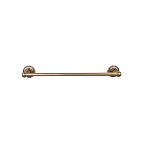 Top Knobs Edwardian Bath Towel Bar Single - Beaded Bplate