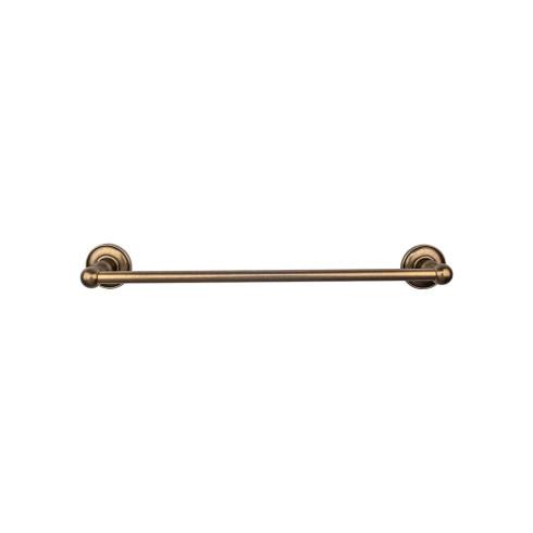 Top Knobs Edwardian Bath Towel Bar Single - Plain Bplate