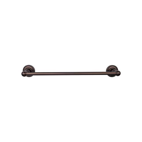 Top Knobs Edwardian Bath Towel Bar Single - Rope Backplate