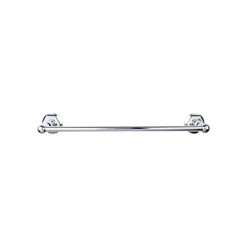 Top Knobs Edwardian Bath Towel Bar Single - Hex Backplate