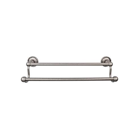 Top Knobs Edwardian Bath Towel Bar Double - Ribbon Bplate