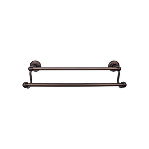 Top Knobs Edwardian Bath Towel Bar Double - Plain Bplate