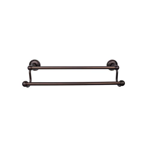 Top Knobs Edwardian Bath Towel Bar Double - Ribbon Bplate
