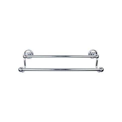 Top Knobs Edwardian Bath Towel Bar Double - Ribbon Bplate
