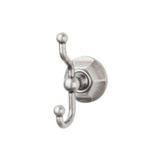 Top Knobs Edwardian Bath Double Hook Hex Backplate