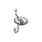 Top Knobs Edwardian Bath Double Hook Oval Backplate
