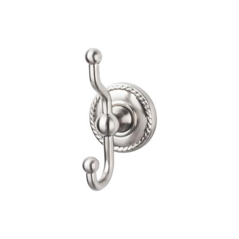 Top Knobs Edwardian Bath Double Hook Rope Backplate