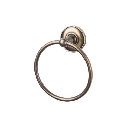 Top Knobs Edwardian Bath Ring Plain Backplate