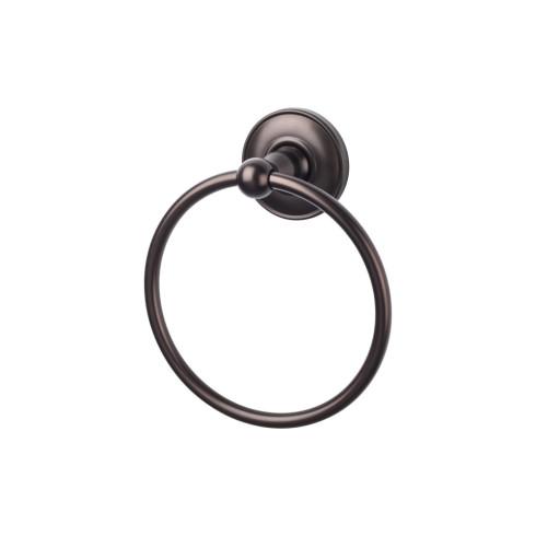 Top Knobs Edwardian Bath Ring Plain Backplate