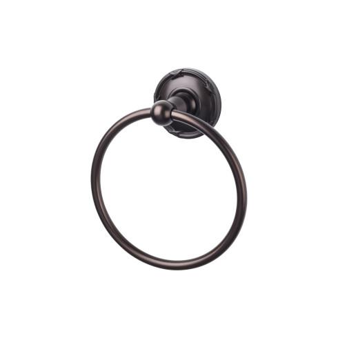 Top Knobs Edwardian Bath Ring Ribbon Backplate