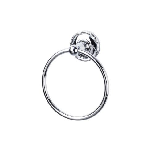 Top Knobs Edwardian Bath Ring Ribbon Backplate