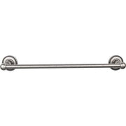 Top Knobs Edwardian Bath Towel Bar Single - Beaded Bplate
