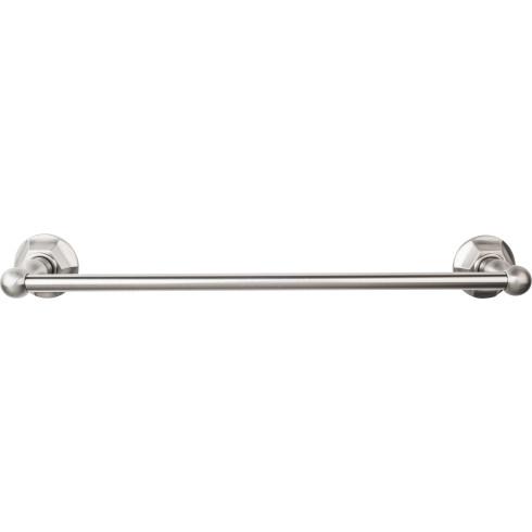 Top Knobs Edwardian Bath Towel Bar Single - Hex Backplate