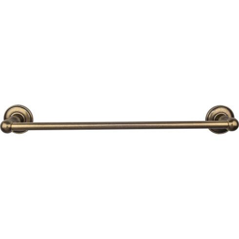 Top Knobs Edwardian Bath Towel Bar Single - Plain Bplate