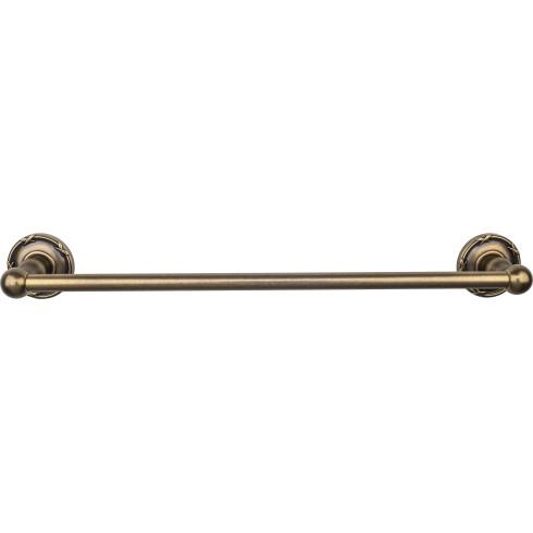 Top Knobs Edwardian Bath Towel Bar Single - Ribbon Bplate