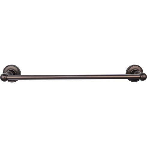 Top Knobs Edwardian Bath Towel Bar Single - Beaded Bplate