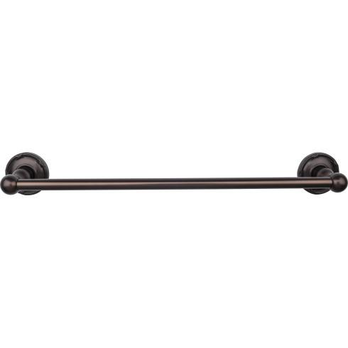 Top Knobs Edwardian Bath Towel Bar Single - Ribbon Bplate