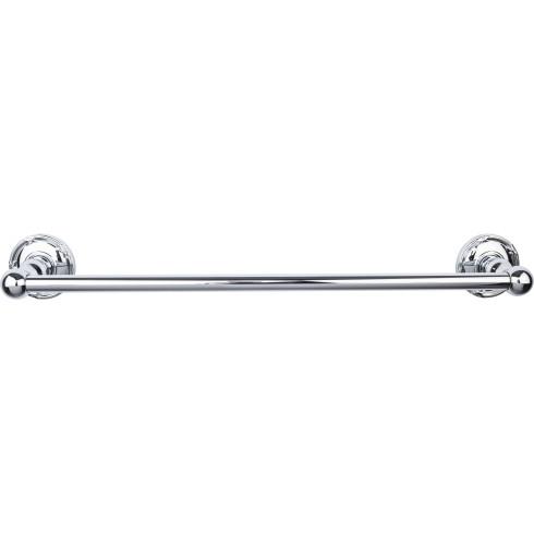 Top Knobs Edwardian Bath Towel Bar Single - Ribbon Bplate