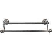 Top Knobs Edwardian Bath Towel Bar Double - Rope Backplate